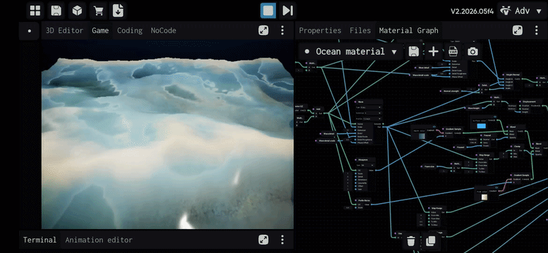 Advanced tools preview animation